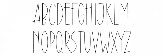 Donkey Monster Schriftart Groß