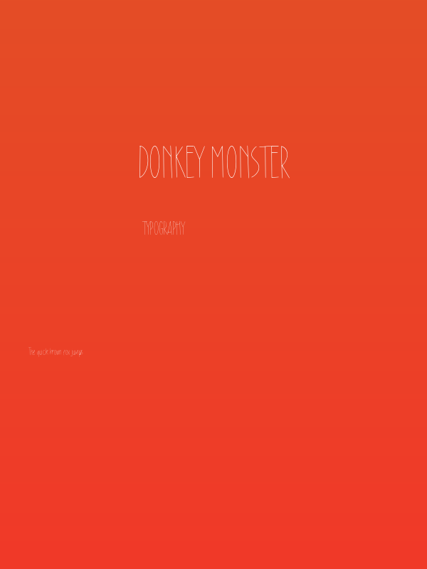 Donkey Monster Poster