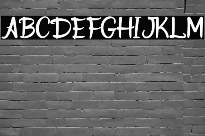 Donkey Stone Font examples