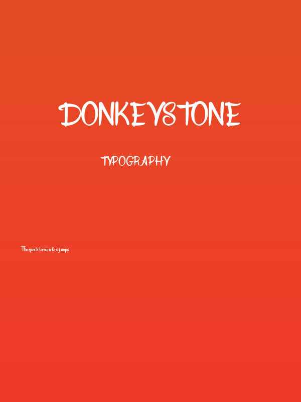 Donkey Stone Poster