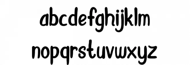 Donkey Stone 字体 小写