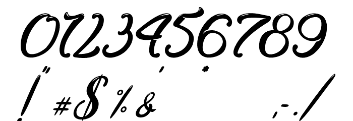 Donkey Talk - Personal Use フォント その他の文字