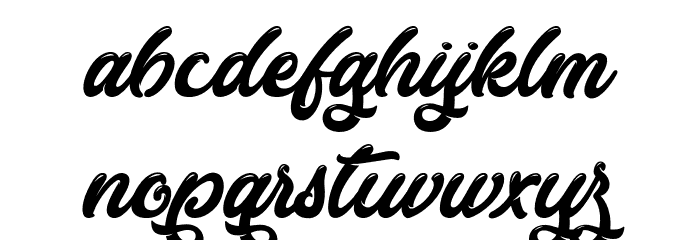 Donkey Talk - Personal Use フォント 小文字