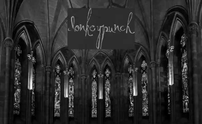 DonkeyPunch Font examples