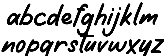 Donnabold Font LOWERCASE