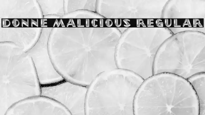 Donne Malicious Regular Example 1