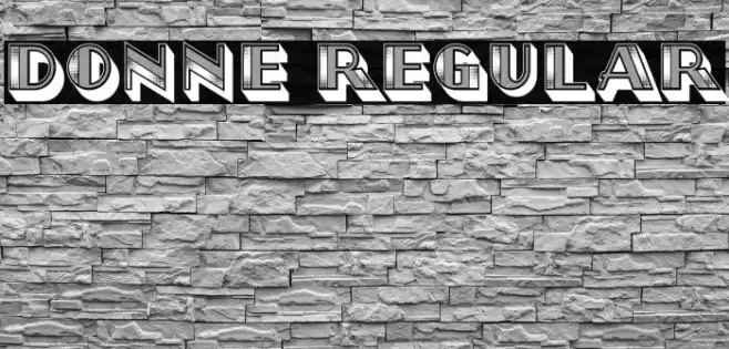Donne Regular Font examples