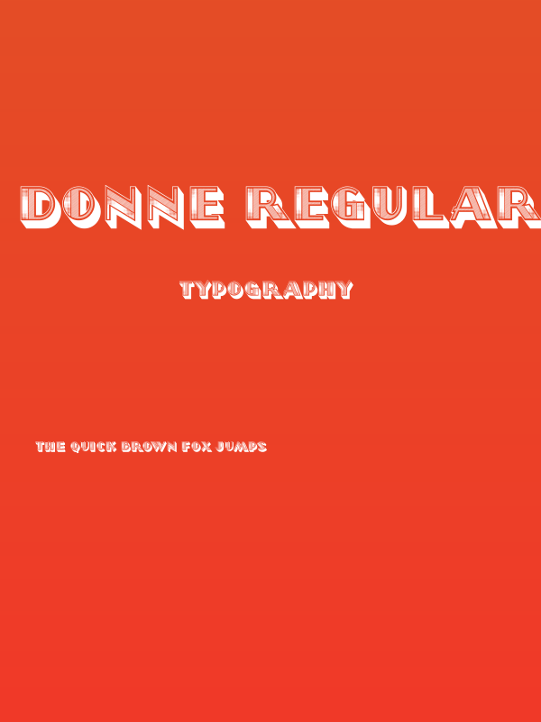 Donne Regular Poster