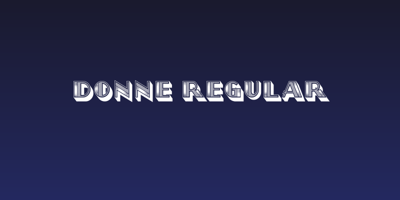 Donne Regular Social Header