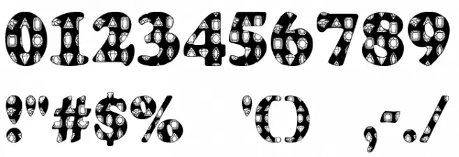 Donner'sGems Font OTHER CHARS