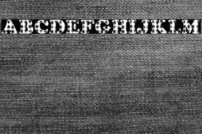 Donner'sGems Font examples