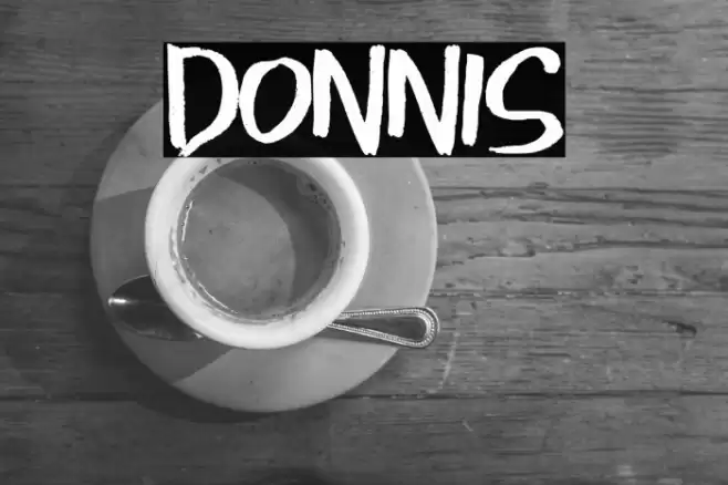 Donnis Font examples