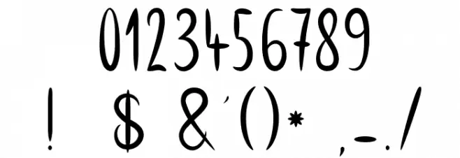 Donovan Quidaw Font OTHER CHARS