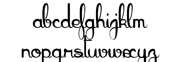 Donovan Quidaw Font LOWERCASE