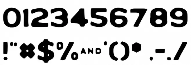 Donrich V01 Sugihpribad Regular Font OTHER CHARS