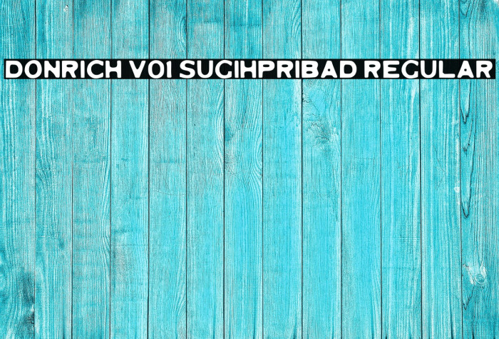 Donrich V01 Sugihpribad Regular Example 1