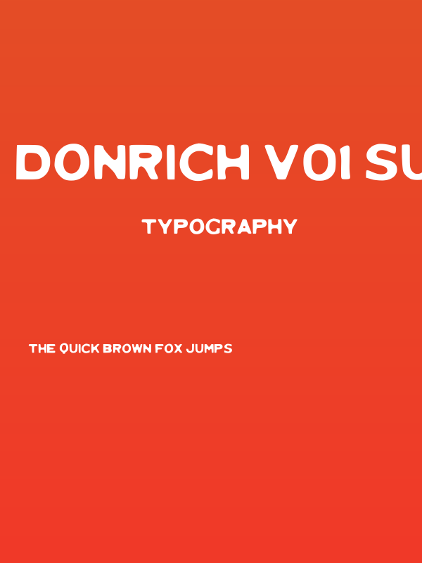Donrich V01 Sugihpribad Regular Poster