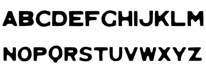 Donrich V01 Sugihpribad Regular Font LOWERCASE