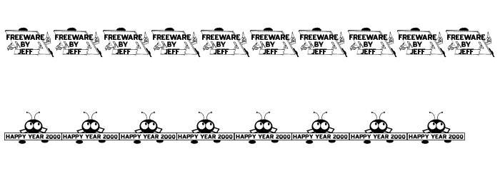 Don't Bug Me JL Font OTHER CHARS