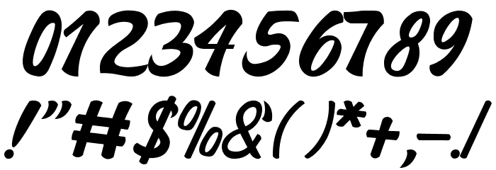Dont Melt Regular Font OTHER CHARS