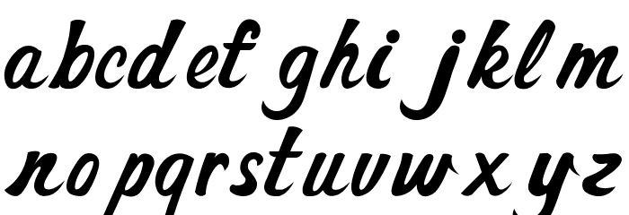Dont Melt Regular Font LOWERCASE