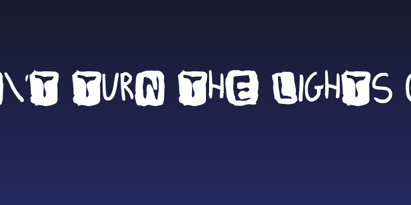 Don't Turn The Lights On! Social Header
