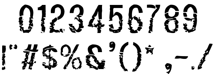 Dont Walk Run Regular Font OTHER CHARS
