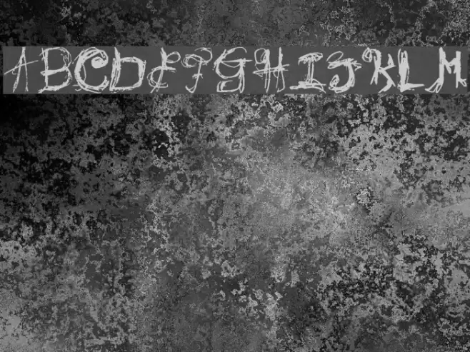 Don't Wanna Font examples