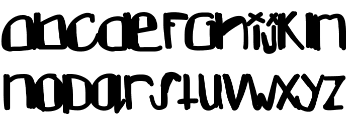 DontLike Font LOWERCASE