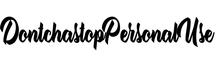 Dontchastop Personal Use  لخطوط تنزيل
