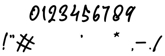 Donthank DEMO-Regular Font OTHER CHARS