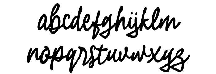 Donthank DEMO-Regular Font LOWERCASE