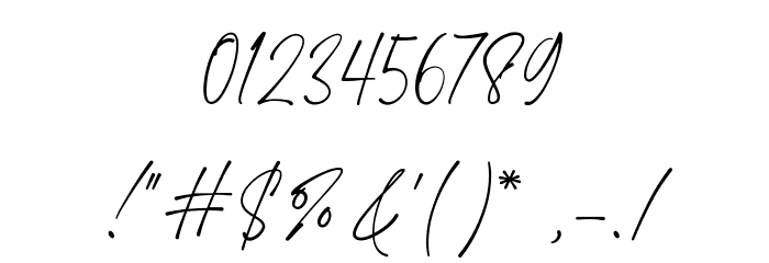 Dontheus Font OTHER CHARS