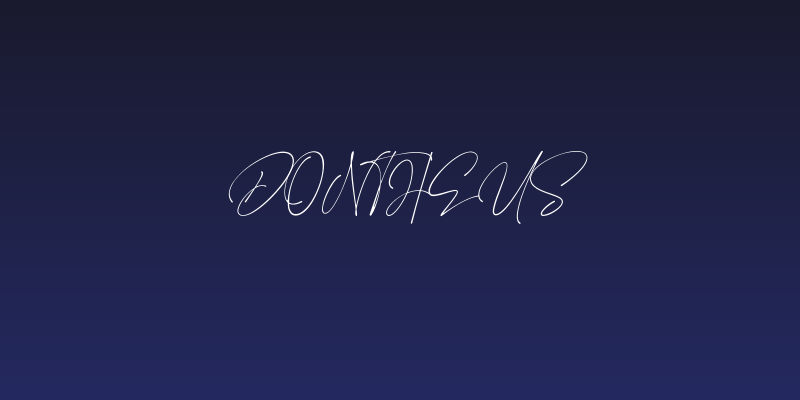 Dontheus Social Header