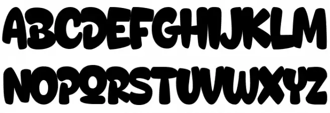 Donut Darling Fonte MAIÚSCULAS