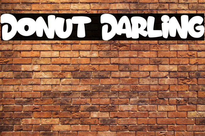 Donut Darling Fonte examples