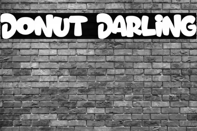Donut Darling फ़ॉन्ट examples