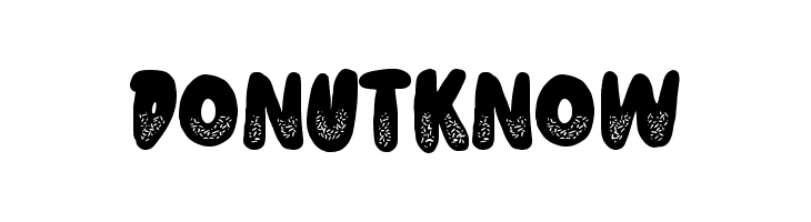 Donut Know  नि: शुल्क फ़ॉन्ट्स डाउनलोड