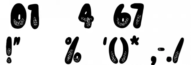 Donut Know Font OTHER CHARS