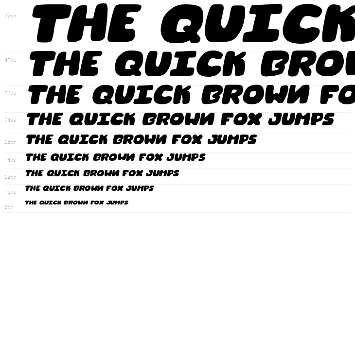 Donut Quest Italic Waterfall