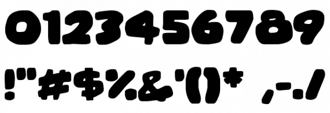 Donut Quest Font Alte caractere