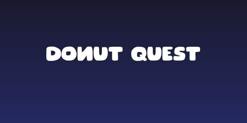Donut Quest Social Header