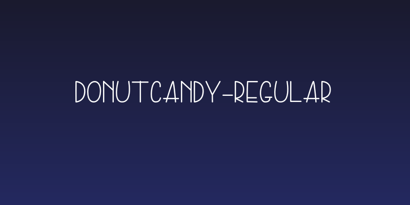 DonutCandy-Regular Social Header