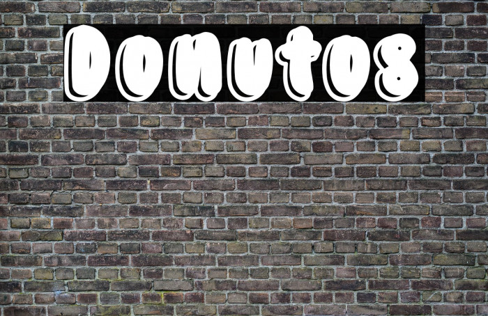 Donutos Font examples