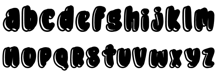 Donutos Font LOWERCASE