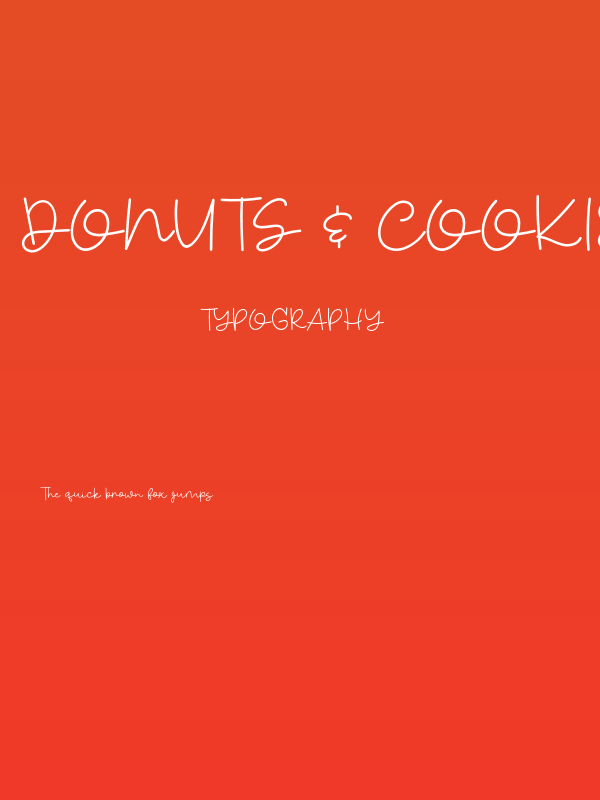 Donuts & Cookies Poster