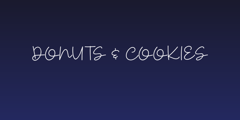 Donuts & Cookies Social Header