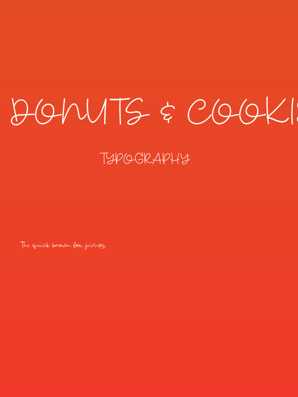 Donuts & Cookies Poster