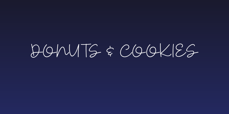 Donuts & Cookies Social Header