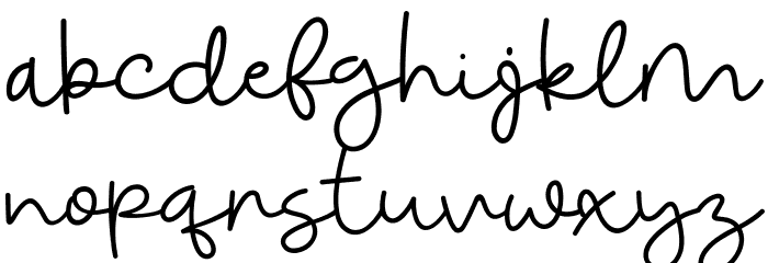 Donuts & Cookies Font LOWERCASE
